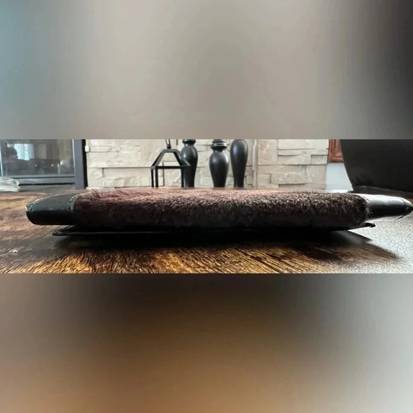 VINTAGE | ladies fur/leather trifold wallet - Picture 11 of 11